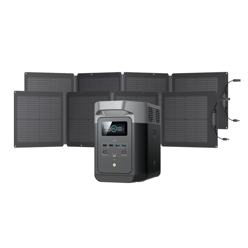 Load image into Gallery viewer, EcoFlow DELTA 2 + 110W Portable Solar Panel