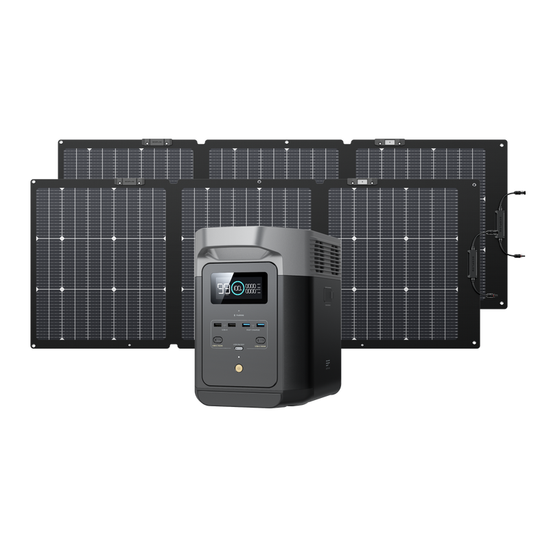 Load image into Gallery viewer, EcoFlow DELTA 2 + 160W Portable Solar Panel