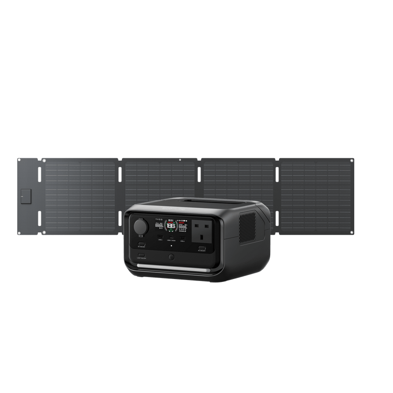 Load image into Gallery viewer, EcoFlow RIVER 3 Plus Portable Power Station RIVER 3 Plus + 60W Solar Panel (Type-C)