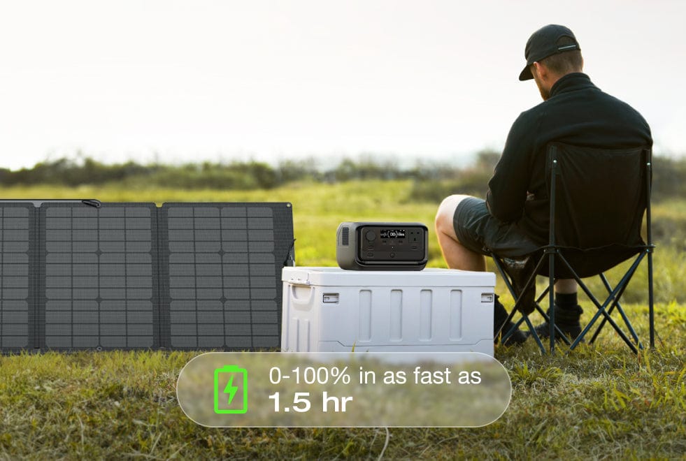 4 charging options, safely charge 0-100% in 1 hr