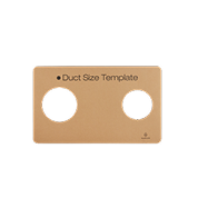 Duct Size Template