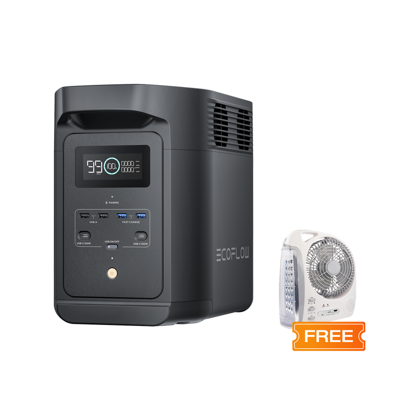 Load image into Gallery viewer, EcoFlow DELTA 2 Black (E980) Solar Generator
