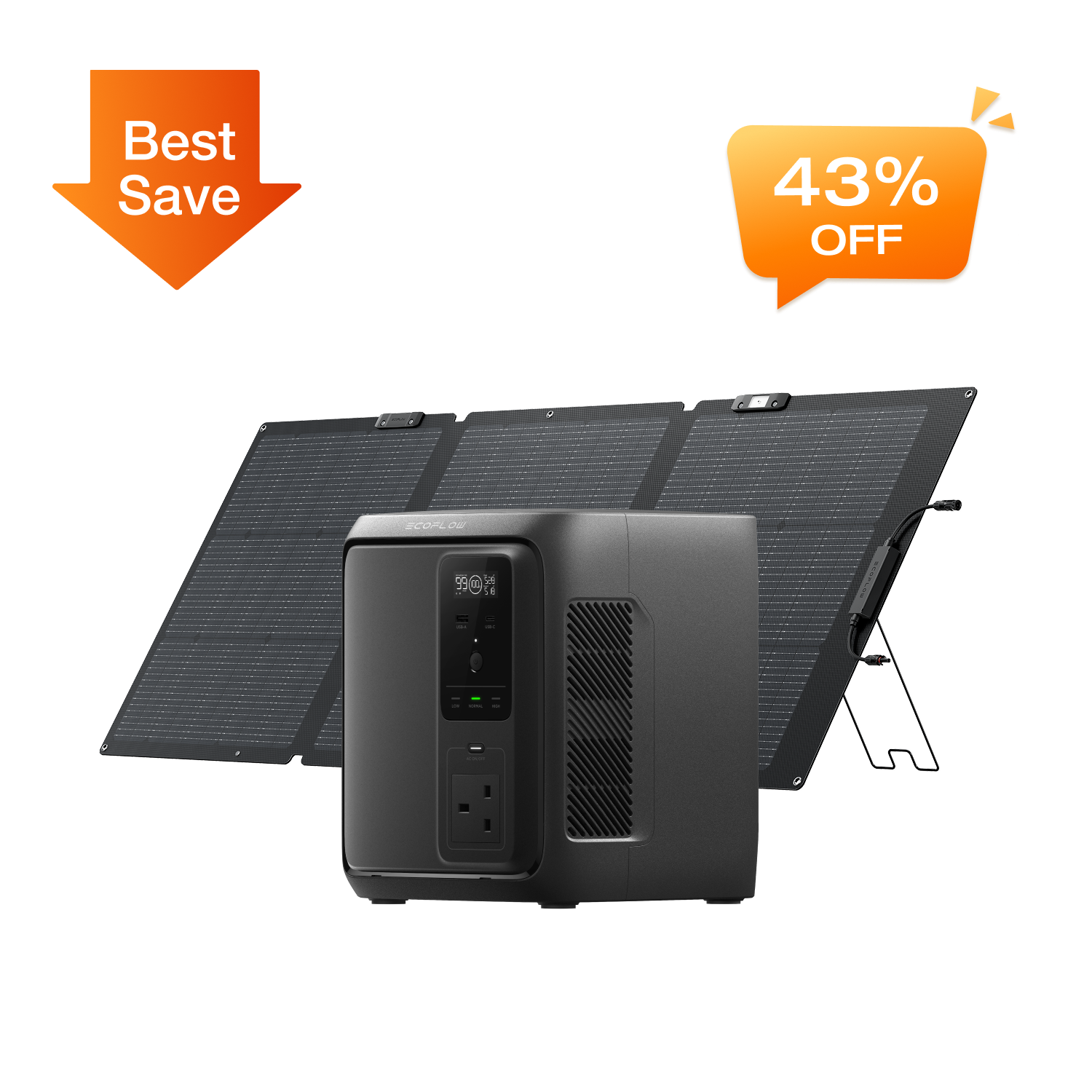 EcoFlow DELTA 3 1000 Air Solar Generator