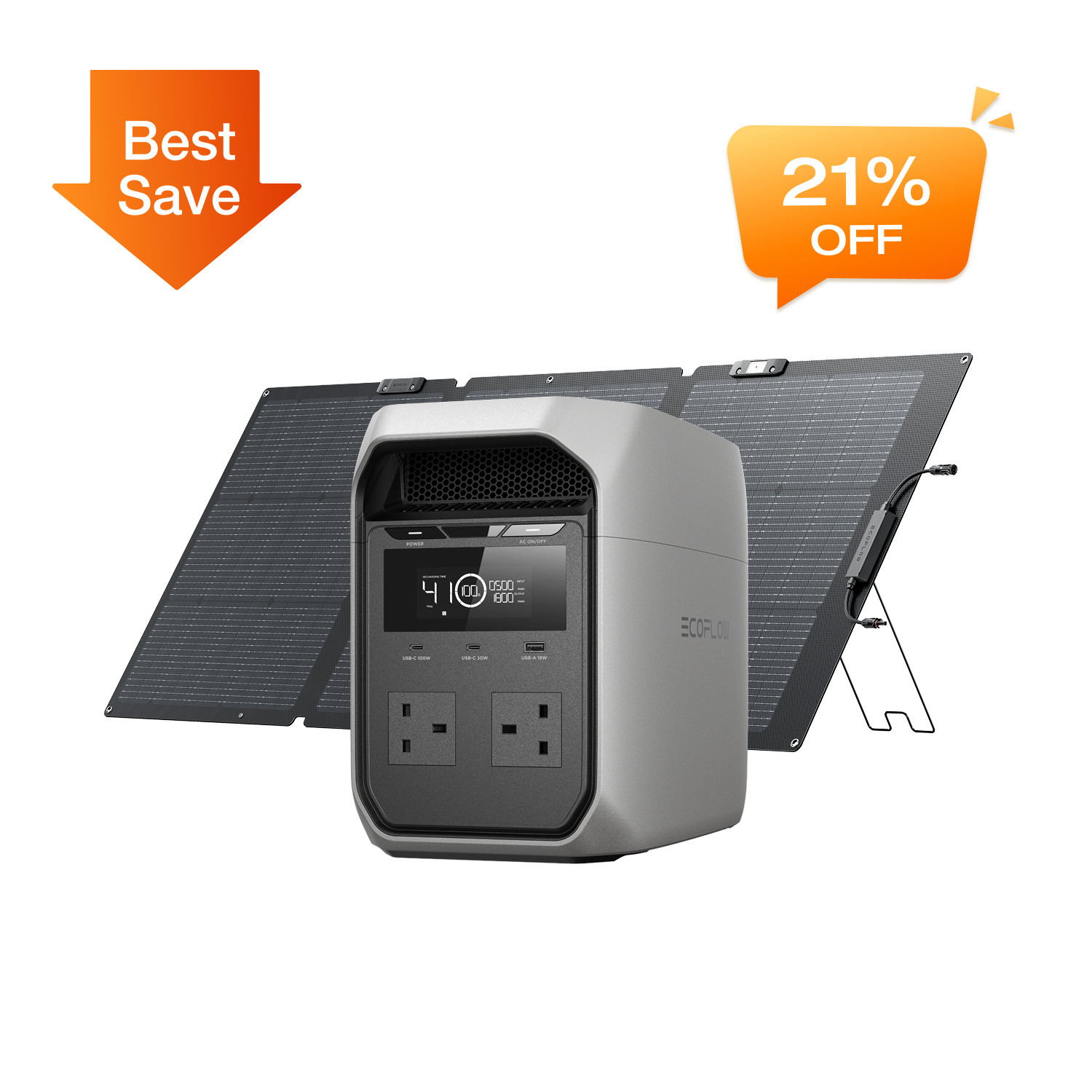 EcoFlow DELTA 3 Classic Solar Generator