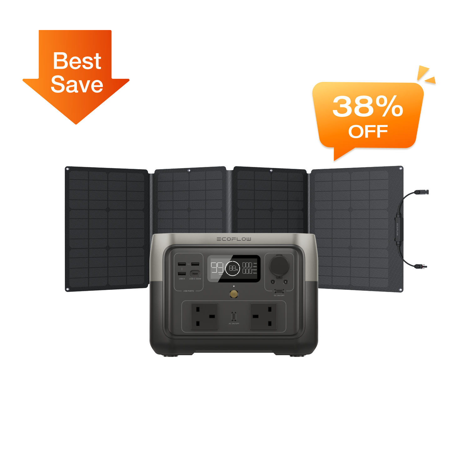 EcoFlow RIVER 2 Max Solar Generator