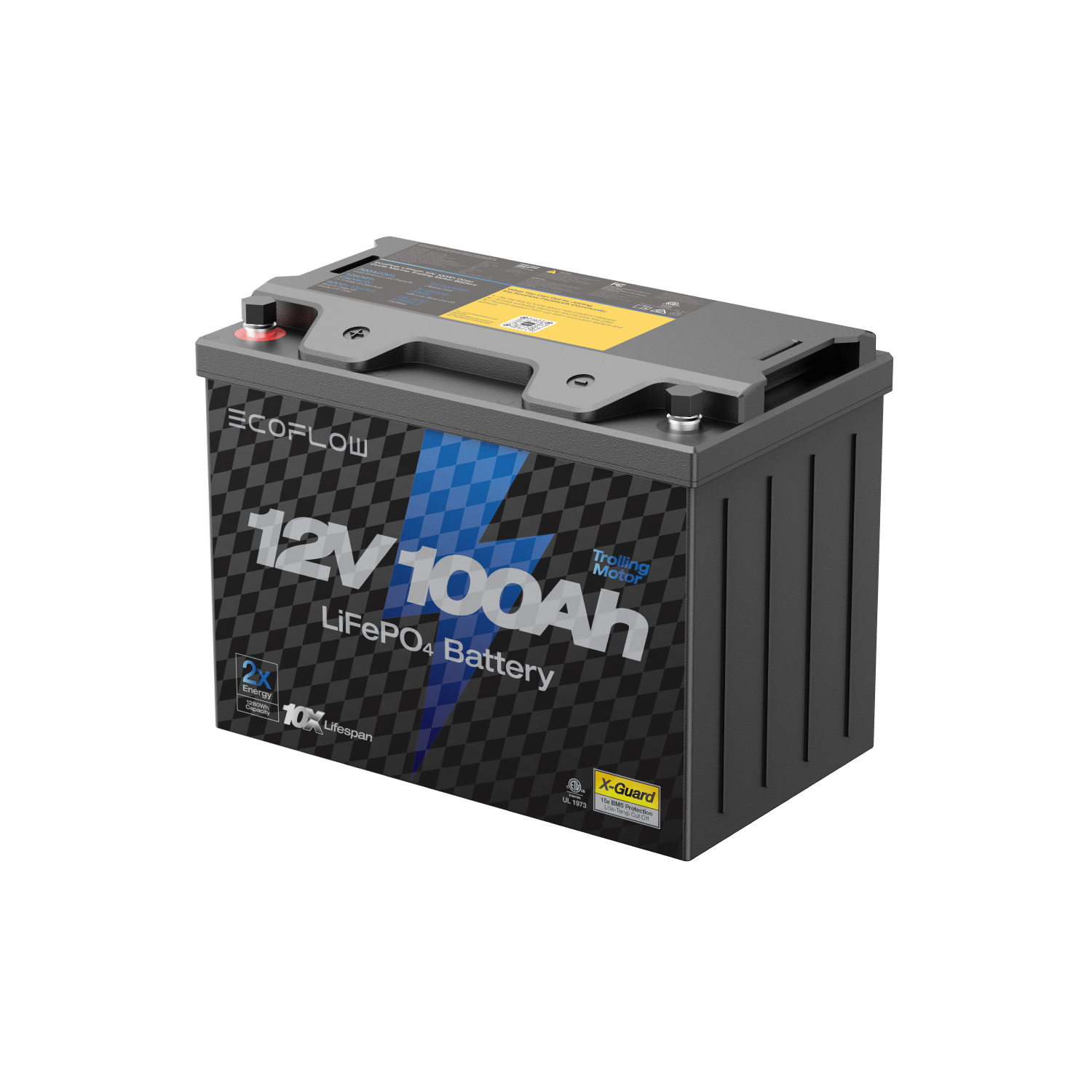 BtrPower 12V 100Ah LiFePO4 Deep Cycle Battery – Perfect For Marine, RV, Trolling Motors, And Solar Systems