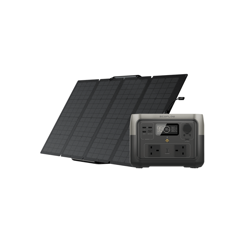 Load image into Gallery viewer, EcoFlow RIVER 2 Max + 160W Portable Solar Panel
