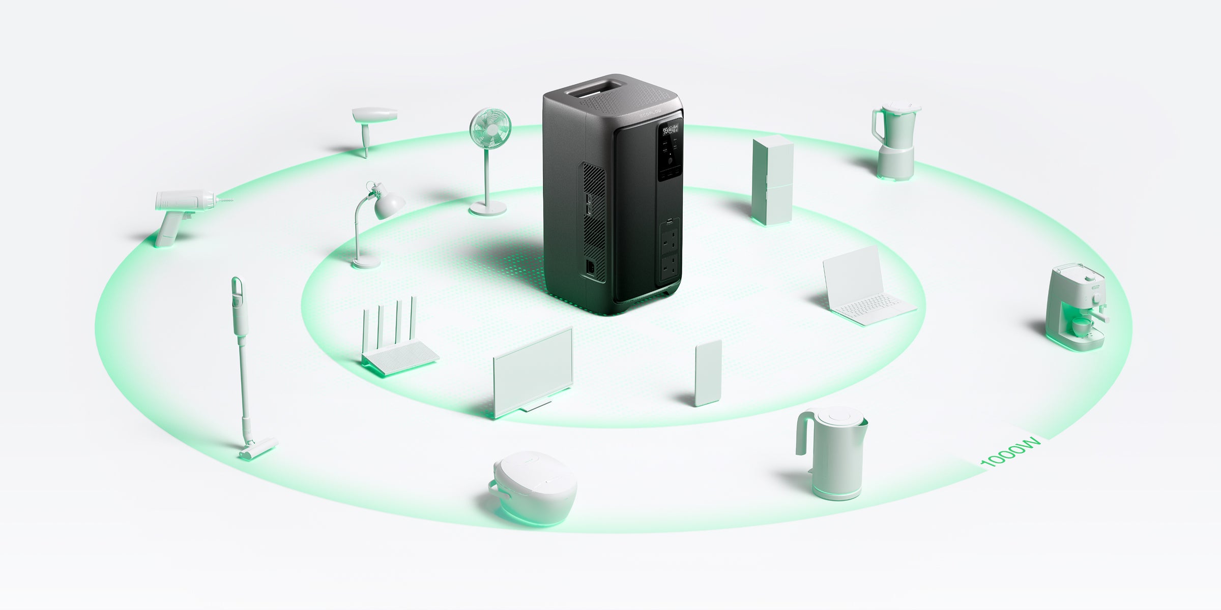 Powers 99% Home-Essential Appliances